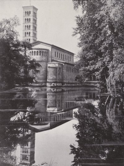 بوتسدام ، Friedenskirche (صورة b / w) بواسطة مصور فوتوغرافي ألماني