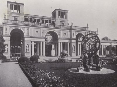 بوتسدام ، سانسوسي ، أورانجيري (صورة b / w) بواسطة مصور فوتوغرافي ألماني