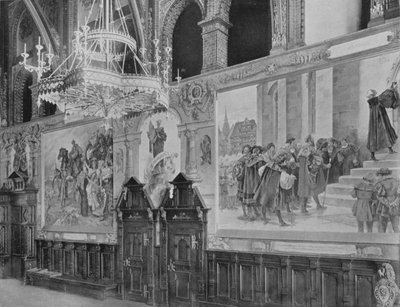 Rathaussaal ، الجانب الشمالي (b / w photo) بواسطة مصور فوتوغرافي ألماني