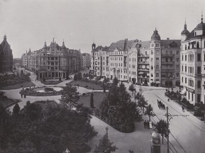 Viktoria Luise-Platz (b/w photo) بواسطة مصور فوتوغرافي ألماني