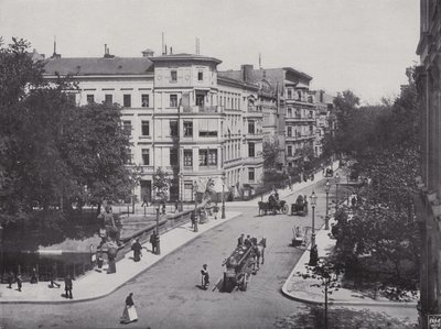 Von der Heydt-Brucke Und Bendler-Strasse (b/w photo) بواسطة مصور فوتوغرافي ألماني