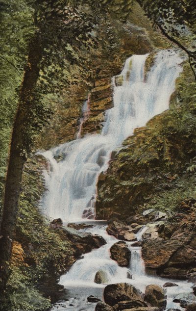 جنوب أيرلندا: Torc Cascade ، Killarney (صورة ملونة) بواسطة المصور الأيرلندي