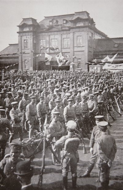 Japanese invasion of Manchuria بواسطة مصور فوتوغرافي ياباني