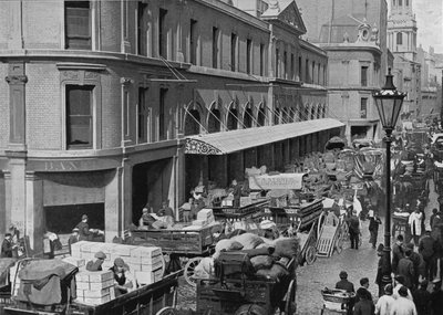 سوق بيلينجسجيت ، مدينة لندن ، c1900 1911 بواسطة وكالة التصوير