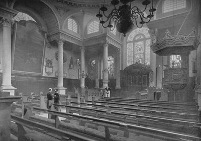 كنيسة سانت ستيفن ، والبروك ، مدينة لندن ، c1890 1911 بواسطة وكالة التصوير