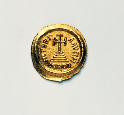 Solidus of Byzantine Emperor Heraclius, Byzantine coins, 7th century AD بواسطة بليز نيكولا لو سوير