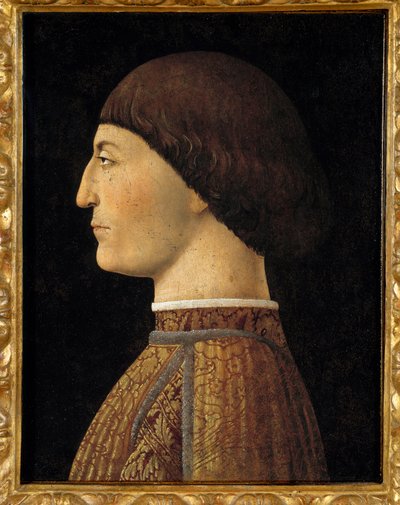 صورة سيجيسموند مالاتيستا ، لورد ريميني (1417-1468) لوحة بييرو ديلا فرانشيسكا (1410 / 1420-1492) 1451 شمس 0.44 × 0.34 م - صورة سيجيسموند مالاتيستا (سيجيسموندو باندولفو مالاتيستا) ، لورد ريميني (1417-1468) ). لوحة بييرو ديلا الاب بواسطة بييرو ديلا فرانشيسكا