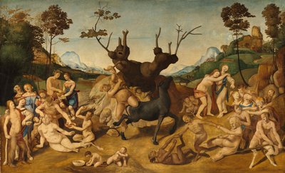 مصائب Silenus بواسطة بييرو دي كوزيمو