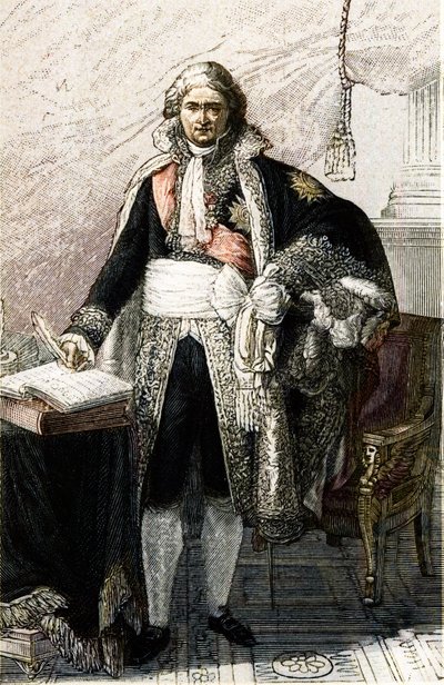 صورة جان إتيان ماري بورتاليس. فقيه وسياسي فرنسي (1746-1807) مقتبس من لوحة بيير جوثروت. بواسطة بيير (بعد) Gautherot