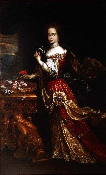 صورة لسيدة ، ربما هنريتا آن ، دوقة أورليانز (1644-70) ، ابنة تشارلز الأول بواسطة بيير (دائرة) مينارد
