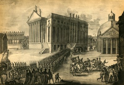 دخول منتصرين للفرنسيين إلى مدينة برلين ، 27 أكتوبر 1806 ، 1921. بواسطة بيير أدريان لو بو