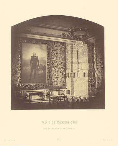 قصر تسارسكو-سيلو، صالون شقة الإسكندر الأول بواسطة بيير أمبروز ريتشبورج