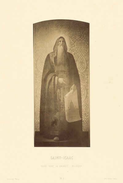 القديس إسحاق لو دالماتي، موزاييك بواسطة بيير أمبروز ريتشبورج