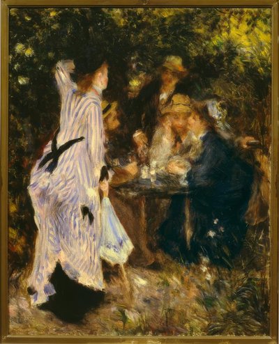 في الحديقة (Sous la tonelle ، Moulin de la Galette) بواسطة بيير أوغست رينوار