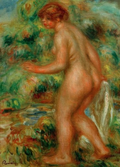 Baigneuse بواسطة بيير أوغست رينوار