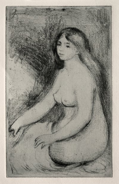 جاسوس يجلس ، ج. 1905. بواسطة بيير أوغست رينوار