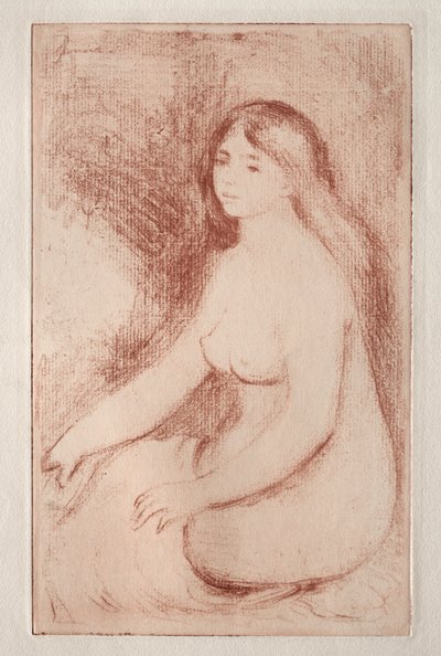 جاسوس يجلس ، ج. 1905. بواسطة بيير أوغست رينوار