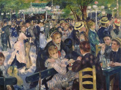 الكرة في مولان دي لا جاليت بواسطة Pierre Auguste Renoir