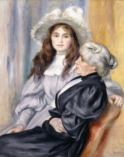 بيرثي موريسوت وابنتها جولي مانيه ، 1894 بواسطة Pierre Auguste Renoir