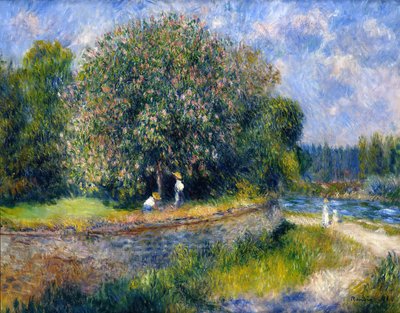 ازدهار شجرة الكستناء بواسطة Pierre Auguste Renoir
