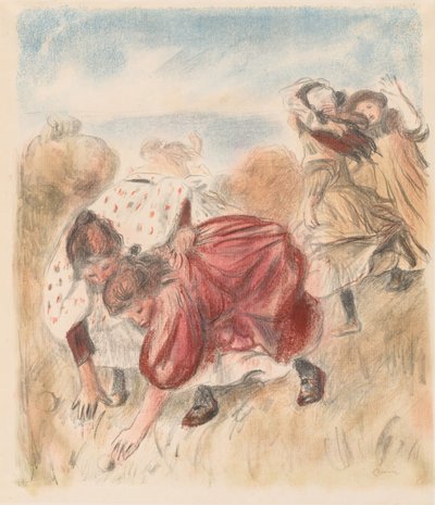 أطفال يلعبون الكرة ، 1900. بواسطة بيير أوغست رينوار