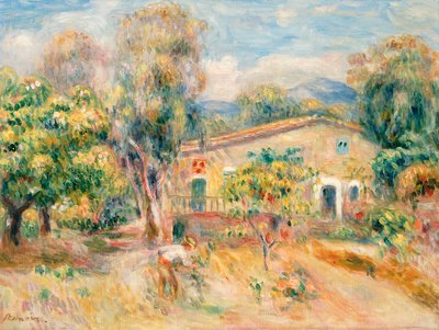 كوليت فارمهاوس ، كاينز ، 1910 بواسطة بيير أوغست رينوار