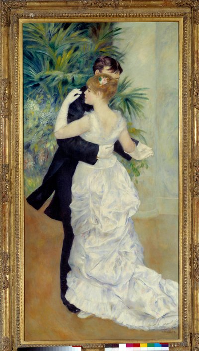 الرقص لديه المدينة. لوحة لبيير أوغست رينوار (1841-1919) تمثل سوزان فالادون وبول لوت بواسطة بيير أوغست رينوار