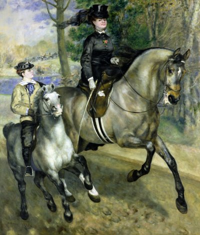 الفارس في Bois de Boulogne بواسطة بيير أوغست رينوار