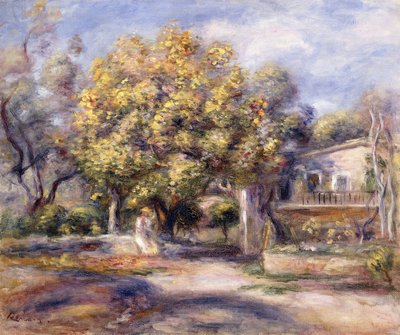 منزل في Cagnes ، حوالي 1905 (زيت على قماش) بواسطة بيير أوغست رينوار