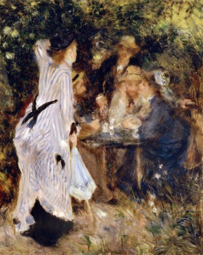 في الحديقة Au Jardin du Moulin de la Galette ، 1876. بواسطة بيير أوغست رينوار