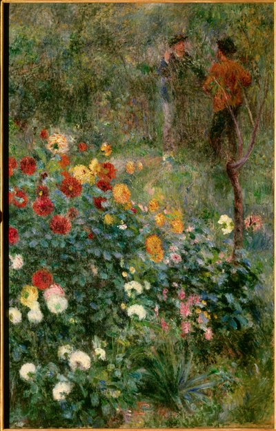 شارع الحديقة Cortot a Montmartre لوحة لبيير أوغست رينوار (1841-1919) 1876 بيتسبرغ. معهد الفن بواسطة Pierre Auguste Renoir