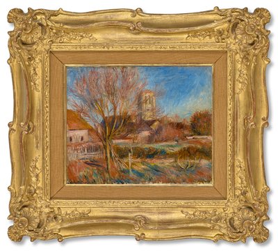 الكنيسة في إيسوا، حوالي عام 1900 (زيت على قماش) بواسطة بيير أوغست رينوار