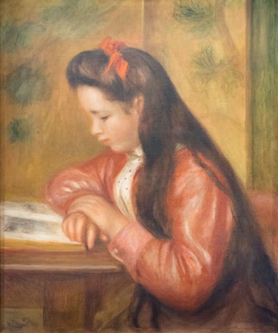 Mademoiselle Genevieve Caillebotte، المستقبل مدام شاردو، ج. 1895 (زيت على قماش) بواسطة بيير أوغست رينوار