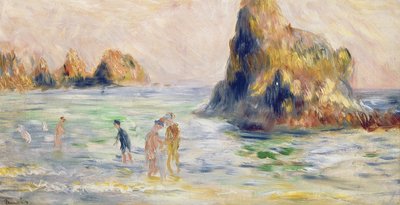 Moulin Huet Bay ، Guernsey ، c.1883 بواسطة بيير أوغست رينوار