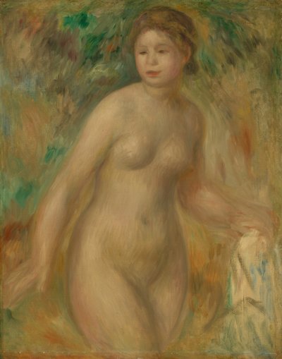 عارية ، ج. 1895. بواسطة Pierre Auguste Renoir