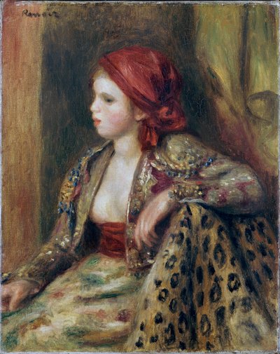 Odalisque ، ج .1895 بواسطة بيير أوغست رينوار