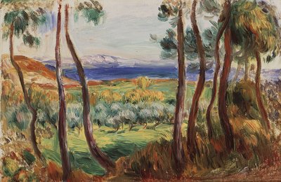 الصنوبر حول Cagnes ، ج. 1910. بواسطة بيير أوغست رينوار
