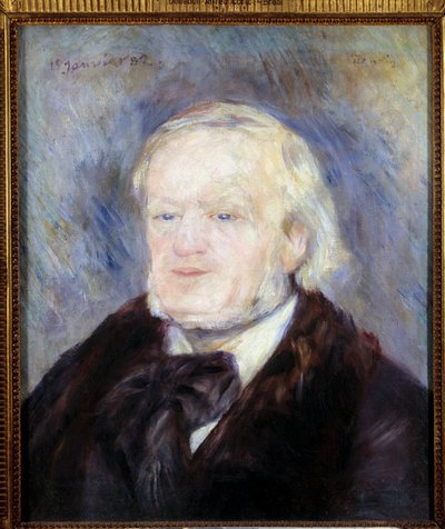 Portrait of Richard Wagner (1813 - 1883). Painting by Pierre Auguste Renoir (1841-1919) بواسطة بيير أوغست رينوار