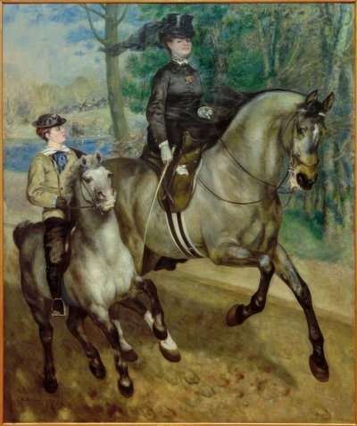 متسابق في Bois de Boulogne بواسطة بيير أوغست رينوار