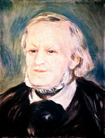 ريتشارد فاجنر 1813-1883 ، مؤلف وموصل ومؤلف ألماني ، 1882 بواسطة بيير أوغست رينوار