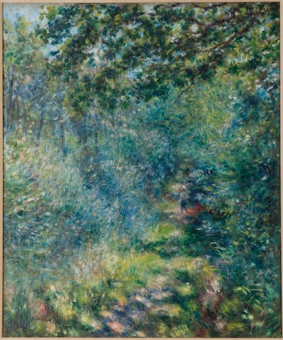 درب في الغابة ، 1874-77 بواسطة Pierre Auguste Renoir