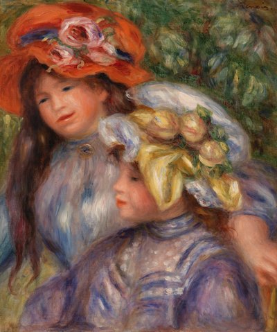 فتاتان بواسطة Pierre-Auguste Renoir