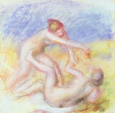 عراة (زيت على قماش) بواسطة Pierre Auguste Renoir