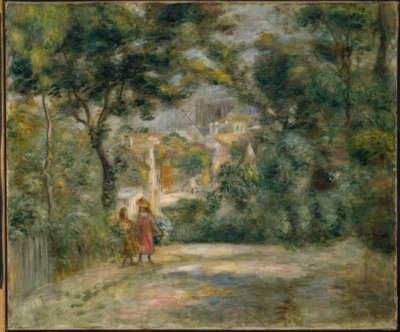 منظر Sacre-Coeur بواسطة بيير أوغست رينوار