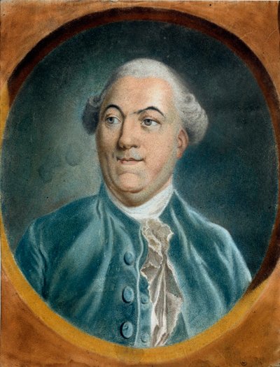 صورة لجاك نيكر (1732-1804) لوحة الوزير الباستيل لبيير بوديمانت (1729-1808) متحف تروا للفنون الجميلة في القرن الثامن عشر بواسطة بيير بودمان