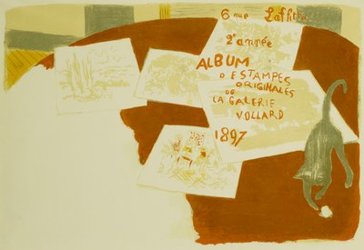 غلاف "ألبوم المطبوعات الأصلية من معرض فولارد" ؛ "Album d&39;Estampes Originales de la Galerie Vollard" بواسطة بيير بونارد