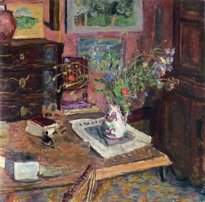 الداخلية بالورود ، ج .1910 بواسطة Pierre Bonnard