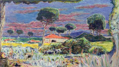 أفقي في منتصف النهار بواسطة Pierre Bonnard