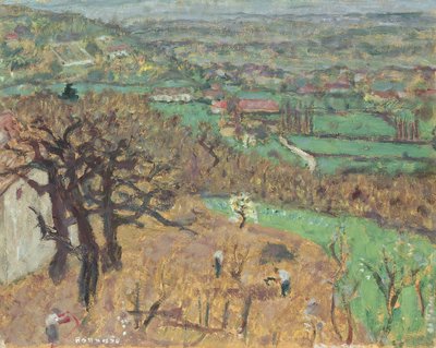 المناظر الطبيعية في دوفين ، ج .1899 بواسطة Pierre Bonnard