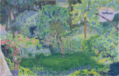 المناظر الطبيعية مع البارجة ، ج .1930 بواسطة Pierre Bonnard